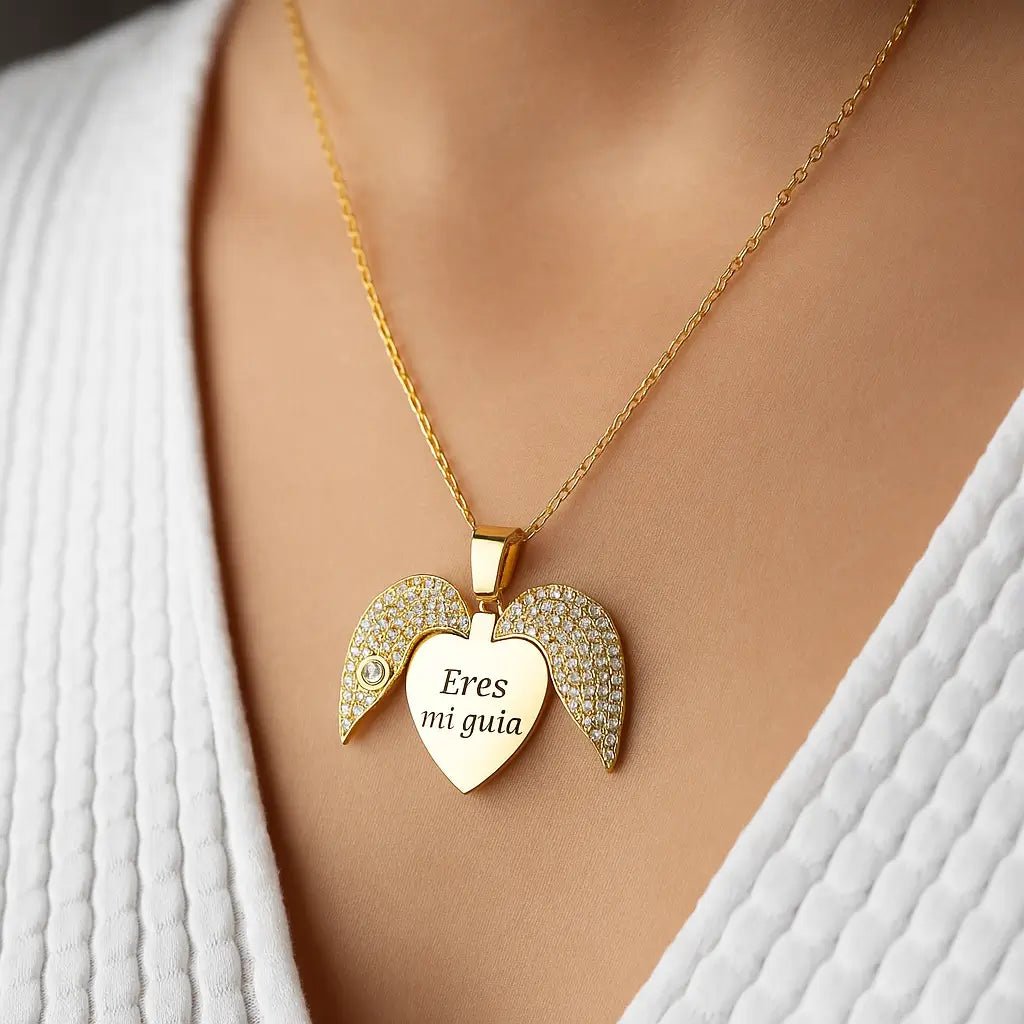 Collar de Ángel - Personalizado 🪽 - Joyería Sarai