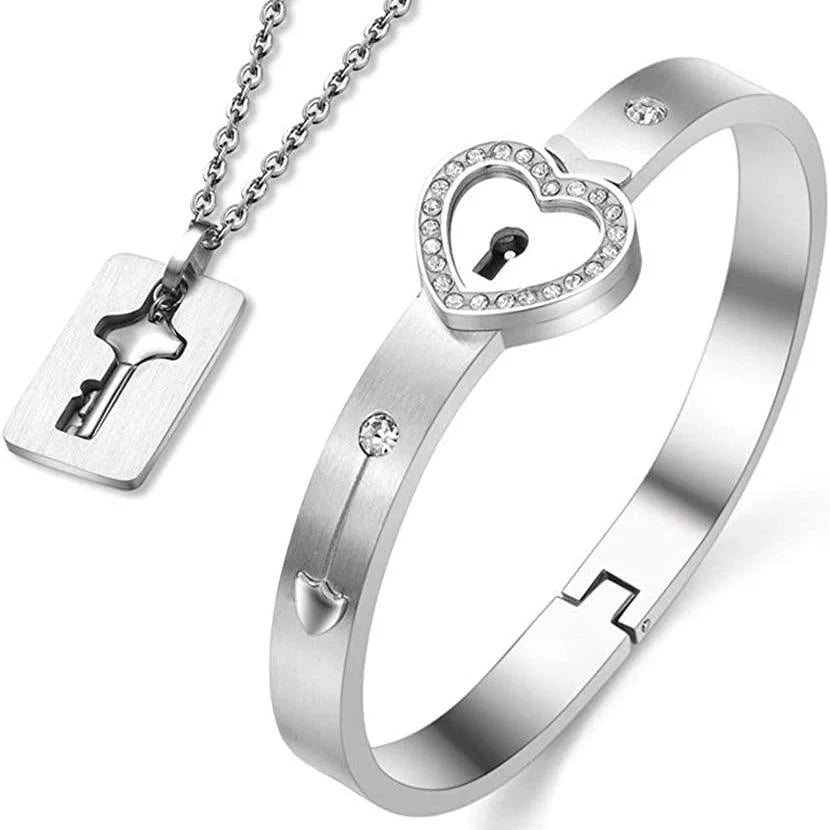 Set de Amor 🔐 Collar + Pulsera con Proyección "Te Amo" | Personalizado - Joyería Sarai