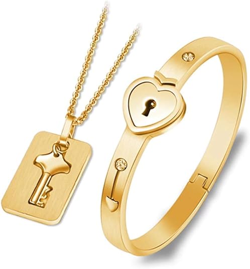 Set de Amor 🔐 Collar + Pulsera con Proyección "Te Amo" | Personalizado - Joyería Sarai